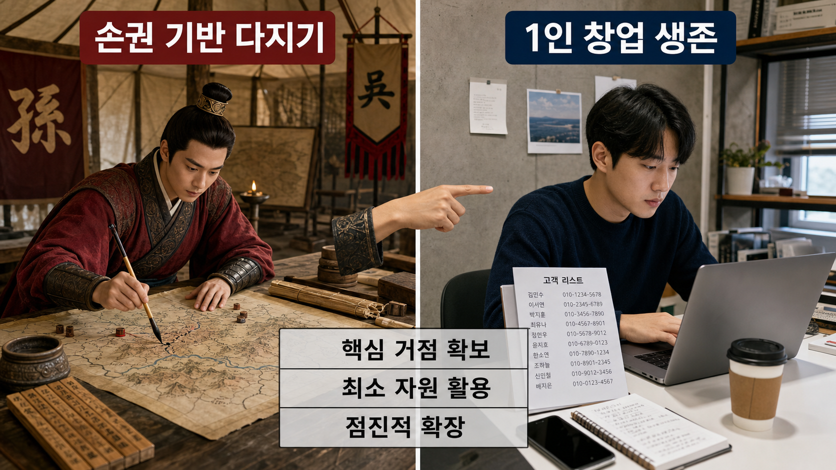 손권 창업 생존 전략: 손권 초기 기반 다지기에서 배우는 1인 창업 생존 전략